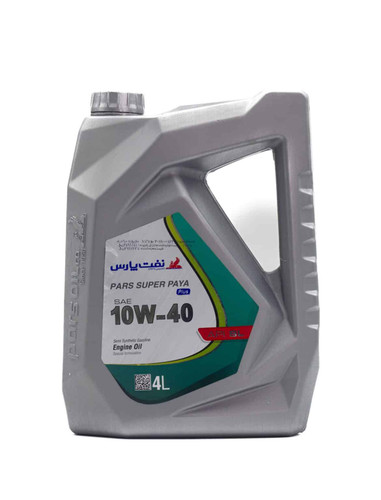 روغن موتور نفت پارس مدل سوپر پایا پلاس 10W40 حجم 4 لیتر