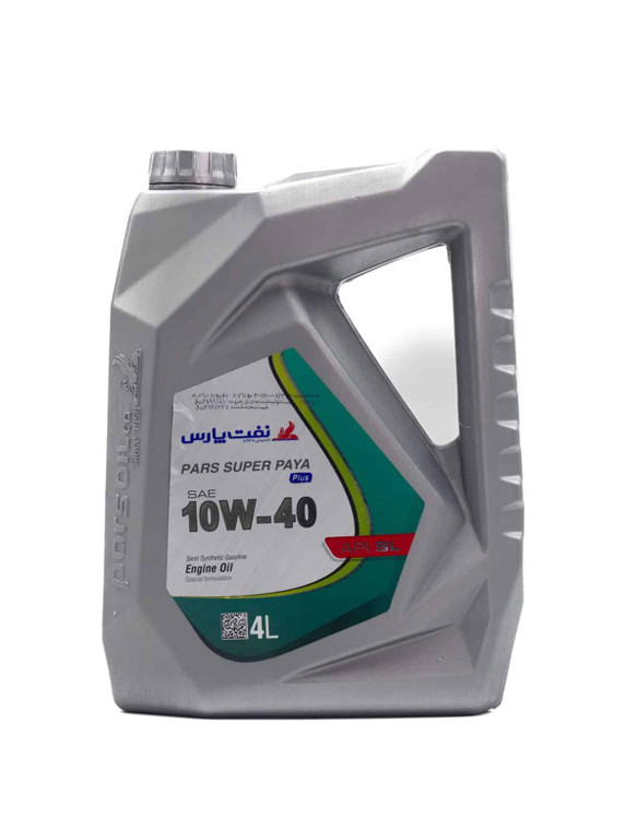 روغن موتور نفت پارس مدل سوپر پایا پلاس 10W40 حجم 4 لیتر