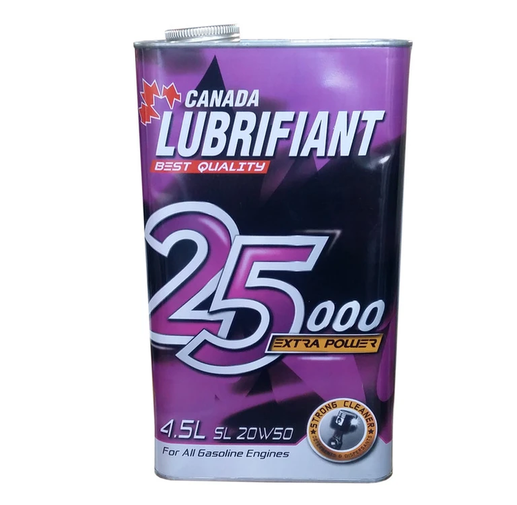 روغن موتور لوبریفنت کانادا مدل 25000 20W50 SL حجم 4.5 لیتر