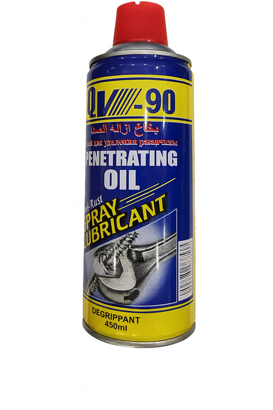 اسپری روان کننده و ضد زنگ QV-90 نسخه ویژه صادراتی(WD-40)