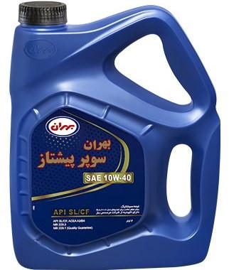 روغن موتور بهران مدل سوپر پیشتاز 10W40 SL حجم 4 لیتر