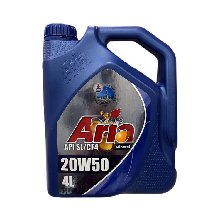 روغن موتور آریا sl 20w50 چهار لیتری