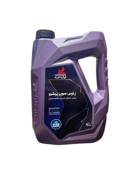 روغن موتور نفت پارس مدل سوپر پیشرو 10W40 SM حجم 4 لیتر