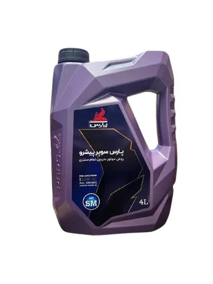 روغن موتور نفت پارس مدل سوپر پیشرو 10W40 SM حجم 4 لیتر